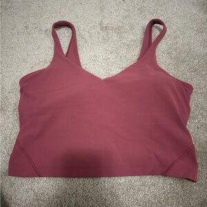 lululemon athletica Women's bra Top in Deep Rose